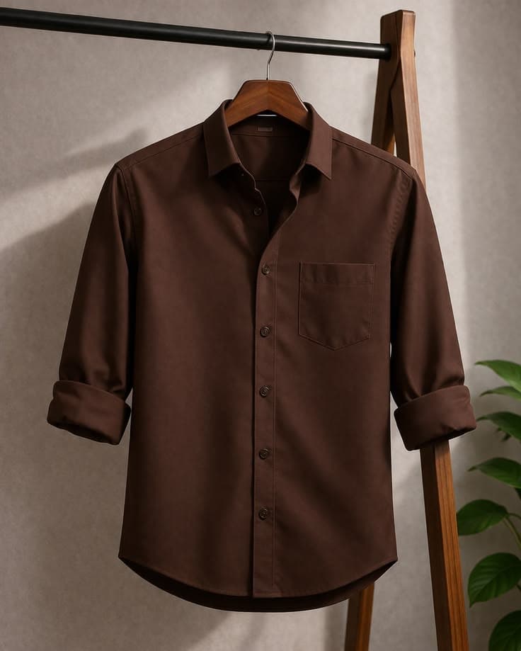 dart brown shirt